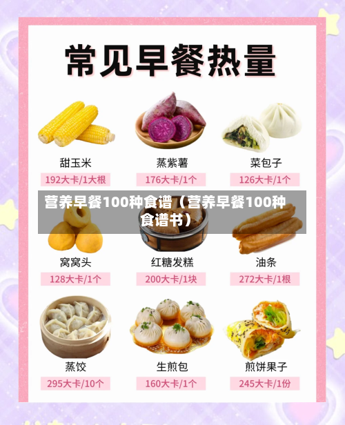 营养早餐100种食谱（营养早餐100种食谱书）