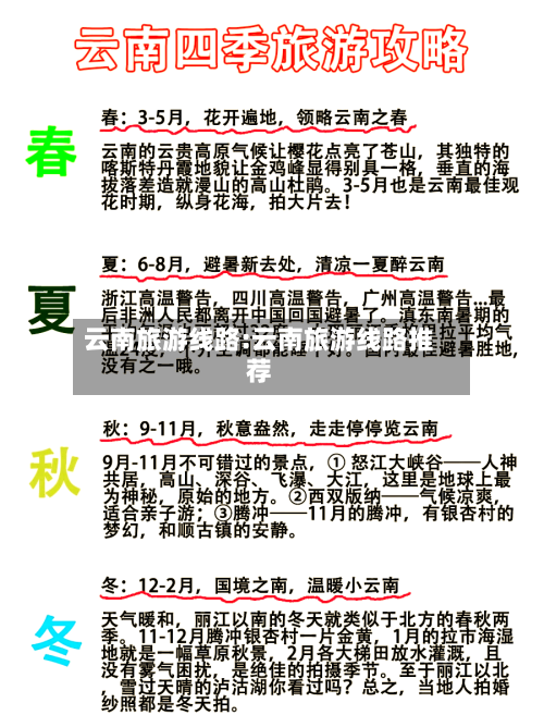 云南旅游线路:云南旅游线路推荐
