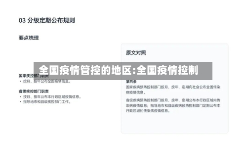 全国疫情管控的地区:全国疫情控制