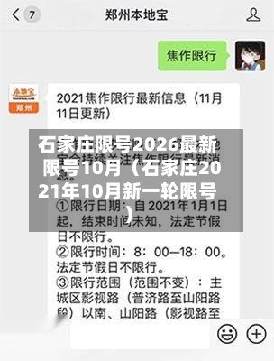 石家庄限号2026最新限号10月（石家庄2021年10月新一轮限号）