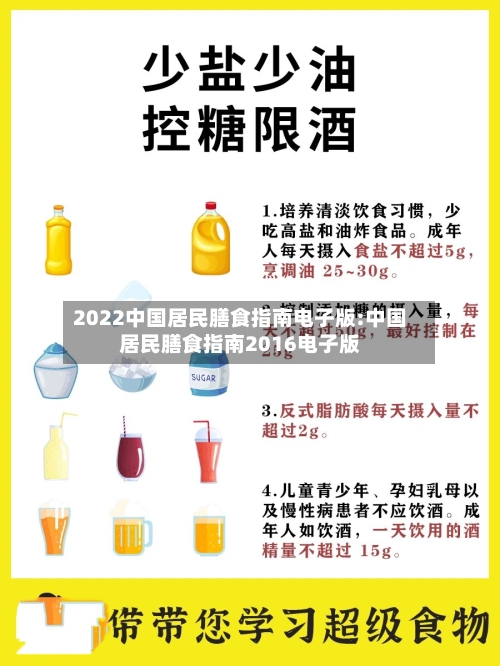 2022中国居民膳食指南电子版:中国居民膳食指南2016电子版