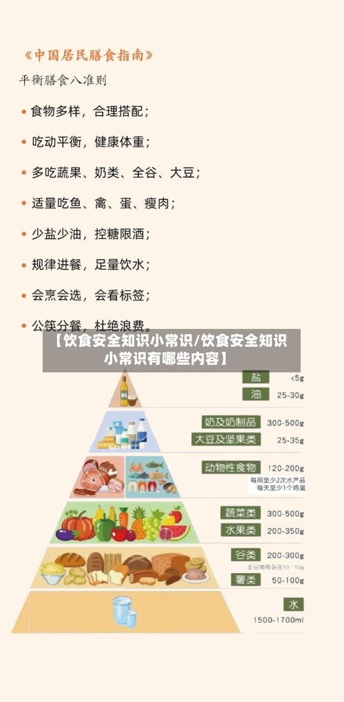 【饮食安全知识小常识/饮食安全知识小常识有哪些内容】-第1张图片