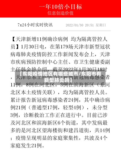 【东阳疫情地区有哪些城市/东阳市有新型肺炎吗】