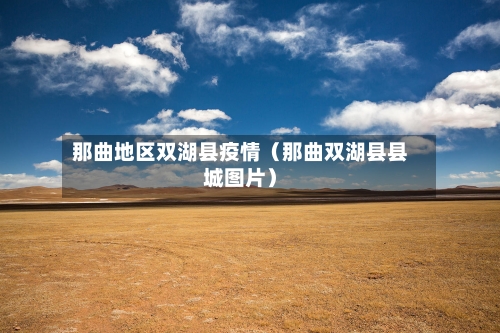 那曲地区双湖县疫情（那曲双湖县县城图片）