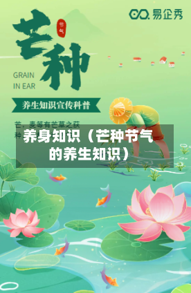养身知识（芒种节气的养生知识）