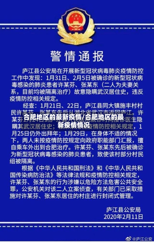 合肥地区的最新疫情/合肥地区的最新疫情情况