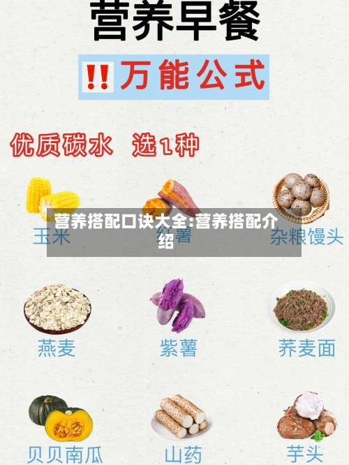 营养搭配口诀大全:营养搭配介绍-第1张图片