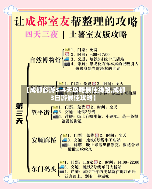 【成都旅游3-4天攻略最佳线路,成都3日游最佳攻略】