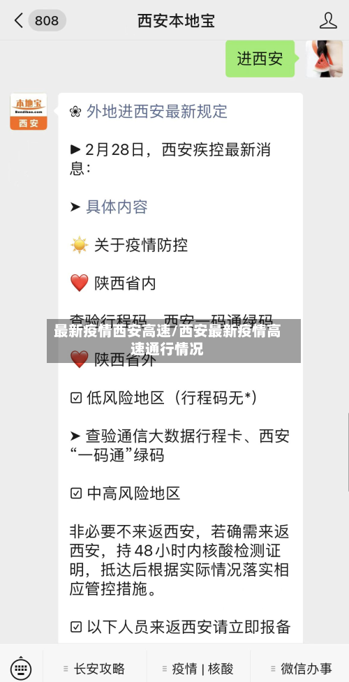 最新疫情西安高速/西安最新疫情高速通行情况