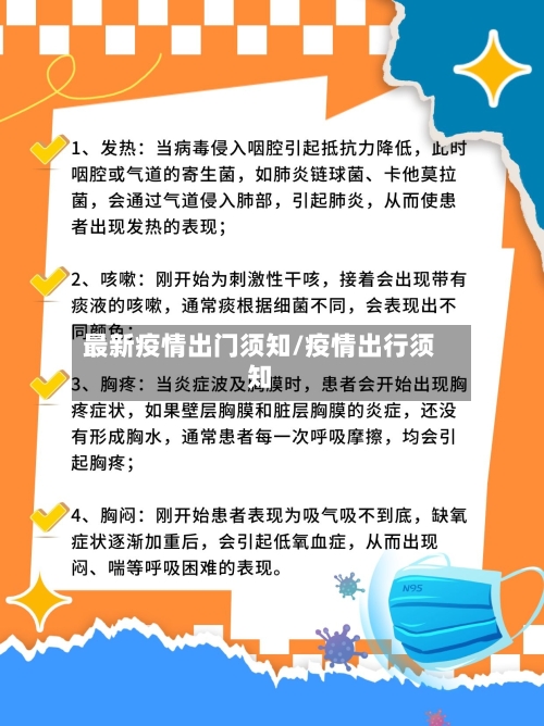 最新疫情出门须知/疫情出行须知-第1张图片