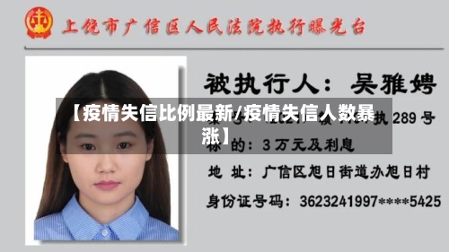 【疫情失信比例最新/疫情失信人数暴涨】-第1张图片