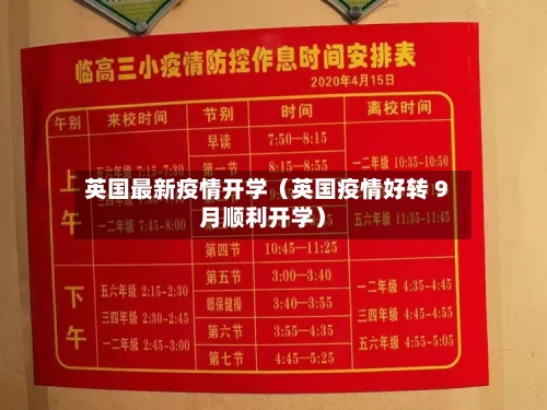 英国最新疫情开学(英国疫情好转 9月顺利开学)-第1张图片