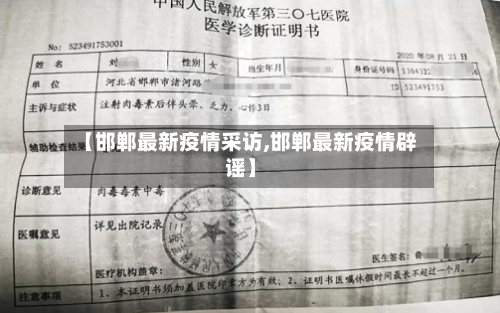 【邯郸最新疫情采访,邯郸最新疫情辟谣】-第1张图片
