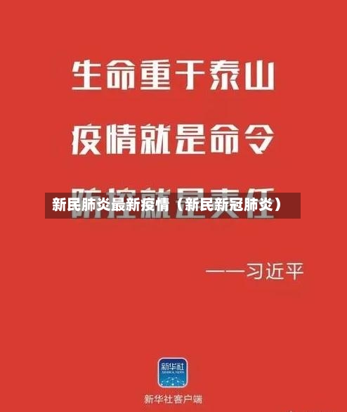 新民肺炎最新疫情（新民新冠肺炎）-第1张图片