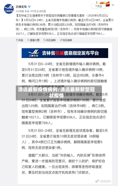 清远最新疫情病例/清远最新新型冠状疫情-第1张图片