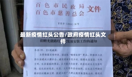 最新疫情红头公告/政府疫情红头文件-第1张图片