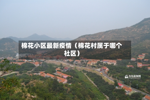 棉花小区最新疫情(棉花村属于哪个社区)-第1张图片