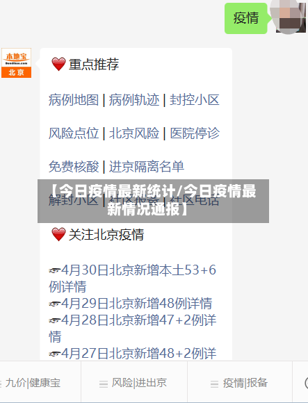 【今日疫情最新统计/今日疫情最新情况通报】-第1张图片