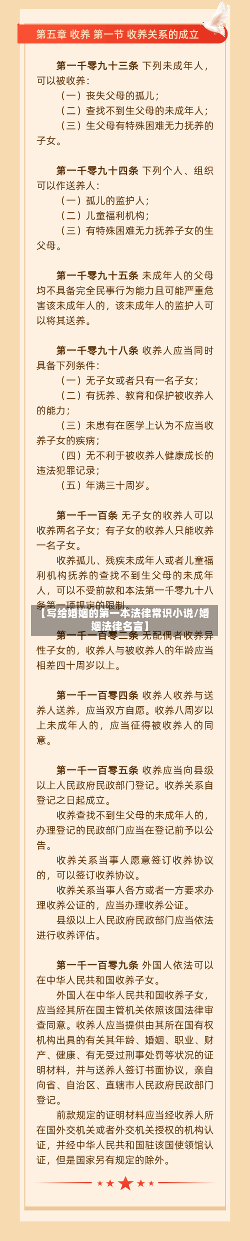 【写给婚姻的第一本法律常识小说/婚姻法律名言】-第1张图片