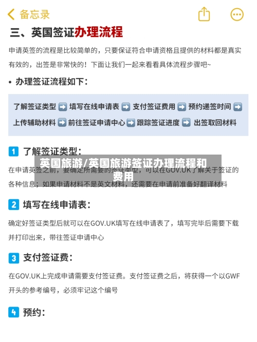 英国旅游/英国旅游签证办理流程和费用-第1张图片