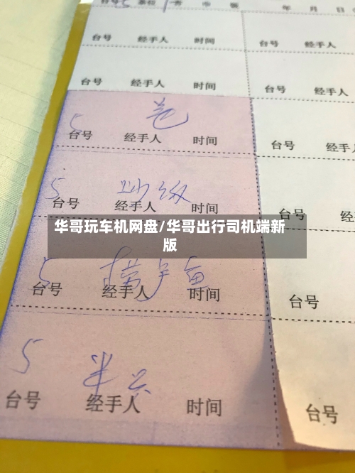 华哥玩车机网盘/华哥出行司机端新版-第1张图片