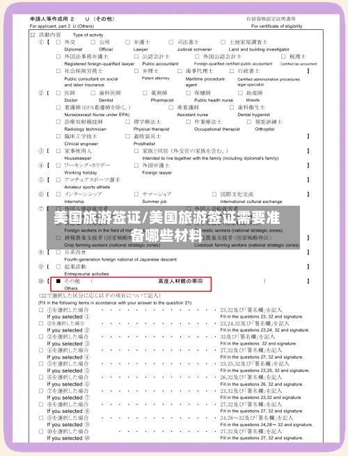 美国旅游签证/美国旅游签证需要准备哪些材料-第1张图片
