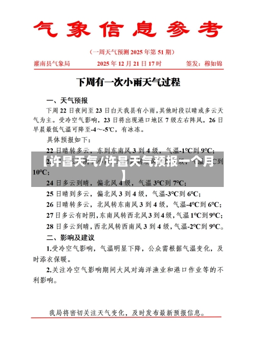【许昌天气/许昌天气预报一个月】-第1张图片