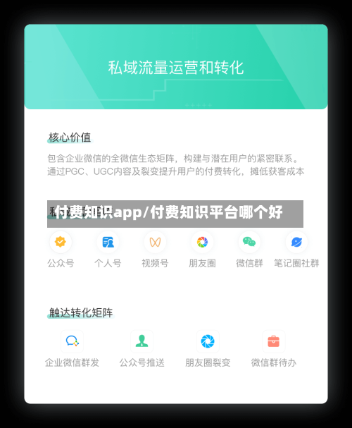 付费知识app/付费知识平台哪个好-第1张图片