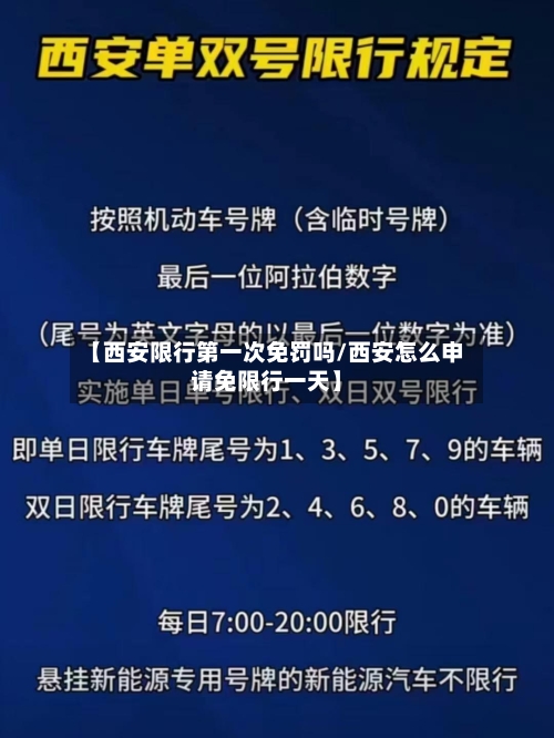 【西安限行第一次免罚吗/西安怎么申请免限行一天】-第1张图片