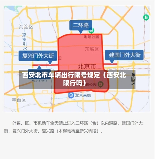 西安北市车辆出行限号规定(西安北限行吗)-第1张图片