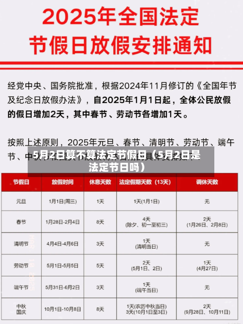 5月2日算不算法定节假日(5月2日是法定节日吗)-第1张图片