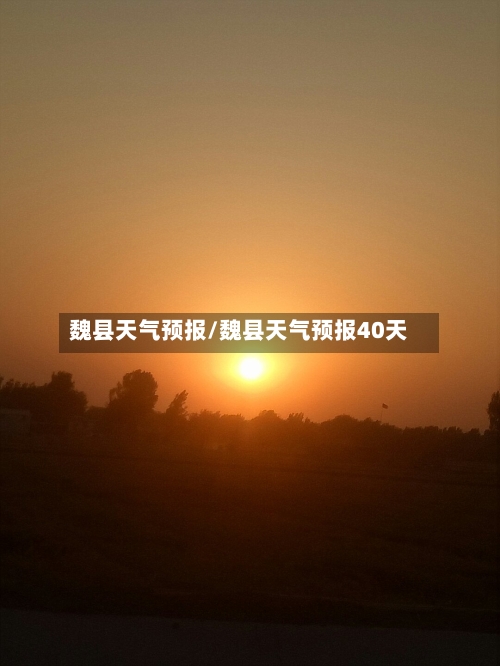 魏县天气预报/魏县天气预报40天-第1张图片