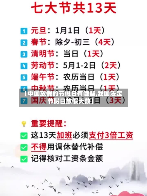 【中国放假的节假日有哪些,我国法定节假日放假天数】-第1张图片